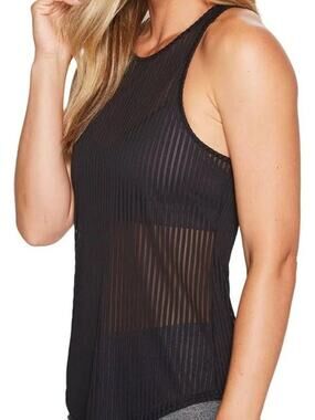 Alo Essence Racerback Tank Top Black size small
